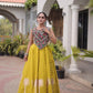 Palm Motif Gota Lehenga Set