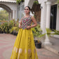 Palm Motif Gota Lehenga Set