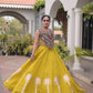 Palm Motif Gota Lehenga Set