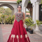 Palm Motif Gota Lehenga Set