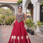Palm Motif Gota Lehenga Set