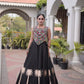 Palm Motif Gota Lehenga Set