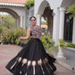 Palm Motif Gota Lehenga Set