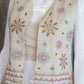 Ivory Floral Vest Co-ord