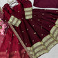 Blush Sequin Anarkali Gown Set