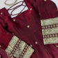 Blush Sequin Anarkali Gown Set