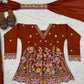 Rust Floral Sequin Sharara