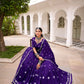 Royal Bandhej Pure Chanderi Printed Lehenga Set