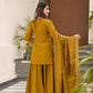 Mustard Gota Flared Sharara