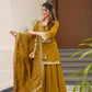 Mustard Gota Flared Sharara