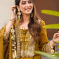 Mustard Gota Flared Sharara