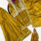 Mustard Gota Flared Sharara