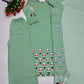 Mint Chikankari Floral Suit