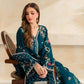 Teal Floral Diamond Pearl Kurta Set