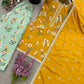 Designer Crepe Silk Embroidered Suit Set