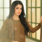 Olive Gold Sequin Embroidered Suit
