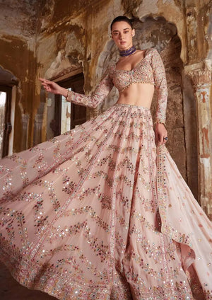 Designer Kasturi Silk Lehenga Set for Wedding and Festive Occasions