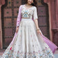 Embroidered Tissue Silk Lehenga Choli