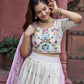 Embroidered Tissue Silk Lehenga Choli