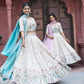 Embroidered Tissue Silk Lehenga Choli