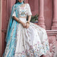 Embroidered Tissue Silk Lehenga Choli