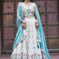Embroidered Tissue Silk Lehenga Choli