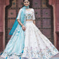 Embroidered Tissue Silk Lehenga Choli