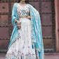 Embroidered Tissue Silk Lehenga Choli