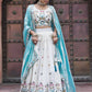 Embroidered Tissue Silk Lehenga Choli