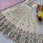 Embroidered Tissue Silk Lehenga Choli