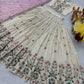 Embroidered Tissue Silk Lehenga Choli