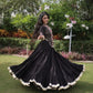 Kutchi Patchwork Kora Lehenga