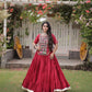 Kutchi Patchwork Kora Lehenga