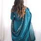 Teal Mirror Dana Bead Embroidered Suit