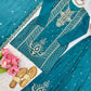 Teal Mirror Dana Bead Embroidered Suit