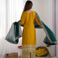 Embroidered Chinnon Silk Suit Set with Dupatta