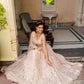 Blush Radiance Faux Georgette Sequin Embroidered Lehenga Set