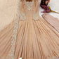 Designer Heavy Georgette Embroidered Party Wear Gown Set