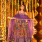 Rajwadi Patchwork Print Anarkali Gown