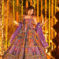 Rajwadi Patchwork Print Anarkali Gown