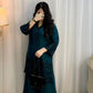 Embroidered Vichitra Silk Suit Set with Dupatta