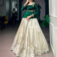Emerald Peplum Zari Lehenga