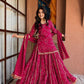 Bandhani Print Top Palazzo Set with Gota