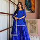 Bandhani Print Top Palazzo Set with Gota