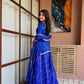 Bandhani Print Top Palazzo Set with Gota