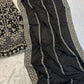 Black Zari Sequin Lehenga Set