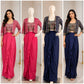 Embroidered Koti Ruffle Skirt Set
