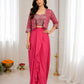 Embroidered Koti Ruffle Skirt Set