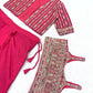 Embroidered Koti Ruffle Skirt Set