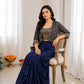 Embroidered Koti Ruffle Skirt Set